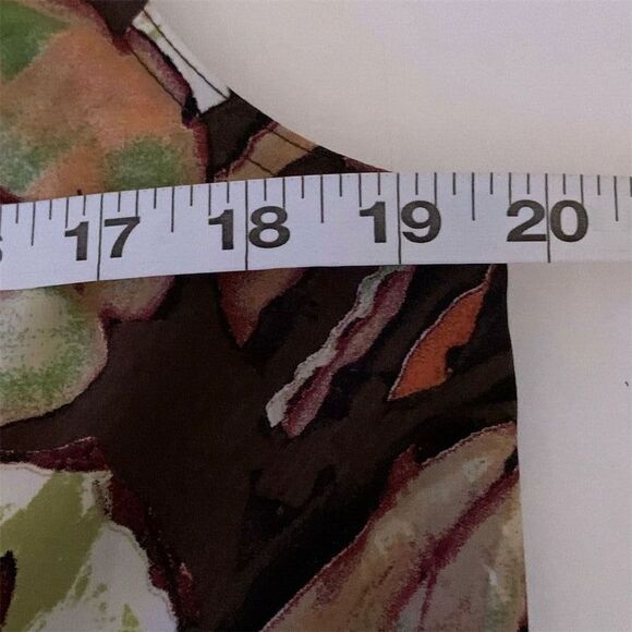 Additions by Chico's Women's Floral Sleeveless Vest Multicolor Size 1 - Picture 11 of 12